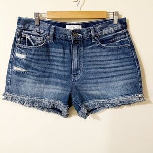 KanCan Womens Raw Hem Shorts Size 30 Summer Beach Festival